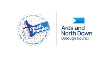 Plastic Promise and Ards and North Down Borough Council logos